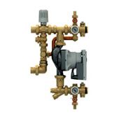 Смесительная группа с фиксированным значением, для систем напольного отопления. Глубина 110 мм.