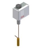 Реле температуры KP63, диапазон настройки -50…-10C,  жесткий сенсор, заводская уставка -25С, реьба M27x2,  IP33