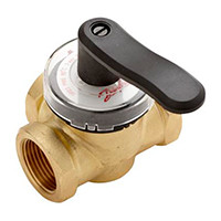 Клапан рег. поворотный HRB3 DN25 Kvs10.0