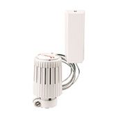 Термостатическая головка с выносным датчиком и регулировкой на отопительном приборе, с настройкой против замораживания