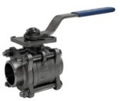 DN80 PN63 3х составной полнопроходной шаровой кран под приварку нерж. сталь