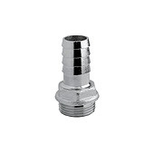Штуцер латунный хромированный с наружной резьбой G 1/2 M x 20 mm Rinaldi & Pettinaroli код 1000012020C