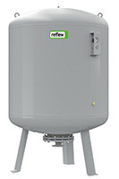Бак мембранный G 3000  6bar/120*C  D=1500mm  H=2480mm  Серый                                                                                                                       