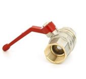 BVR-A Кран шаровой латунный полнопроходной с рукояткой PN25 DN32, резьба внутренняя по ISO 228/1