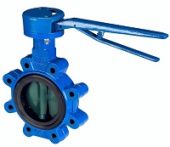 VFY-WH затвор дисковый DN300 PN16 корп. GG25 с центр. проуш.; Диск- GGG40 с эпокс; упл. EPDM; С рукояткой Использовать ответные фланцы по ГОСТ 33259-2015 исполнение В, тип 01, тип 11