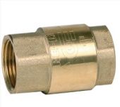 Клапан обратный пружинный Genebre DN20 PN12, Латунь / Полиамид / NBR, вн. резьба