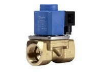 Клапан электромагнитный EV251B, ДУ 22, латунь, G1, NBR, катушка 24V 50Hz 10W