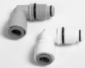 Переходник угловой трубка 3/8" -  3/8" нар. резьба