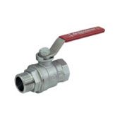 DN20 Кран шаровой полнопроходной 3/4" НР/ВР PN35/Tmax=185 с ручкой