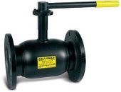 Кран шаровой ф/ф КШТ 61.103.125 Ду 125 Ру 25 (БРОЕН) с рукояткой под редуктор или электропривод