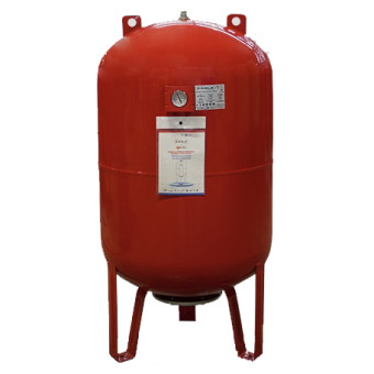 CW-LV 500 10bar -10 °C / + 99 °C 1 1/4" вертикальный на ножках с манометром (красный)