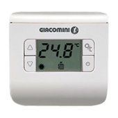 Цифровой электронный термостат, монтируется на стену. Питание от батарей. 2 батареи AAA 1,5 V