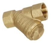 FVR Фильтр сетчатый Ду10 Ру25; Резьбовой, с пробкой; Корпус: Латунь CW602N