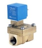 Клапан электромагнитный EV220W 14B G 12E NC000 AZ024DS, Ду 14 мм, латунь, EPDM, G 1/2, НЗ, с катушкой AZ024DS, 24В, пост.ток