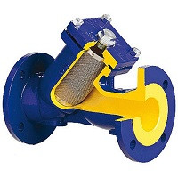 Фильтр-грязевик Zetkama 821А-065-С49, DN065, PN16, Тмакс 300°C, сетка 1,25 мм, со сливной пробкой