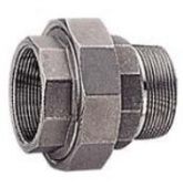 0341 04 Ду 1/2" НИППЕЛЬ ПЕРЕХОДНИК с НАКИДНОЙ ГАЙКОЙ GENEBRE В-Н (BSP) AISI 316