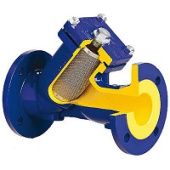 Фильтр сетчатый с магнитной вставкой ZETKAMA 821А-015-С70, DN015, PN16, корпус - чугун GG25, сетка - нерж. сталь AISI304 (CF8), ячейка 1,0 мм, Ф/Ф