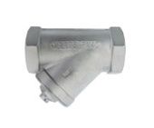 Y666 Фильтр сетчатый Ду32 Ру40 резьбовой, Корпус:  нерж. сталь AISI316 Для питьевого водоснабжения не применять