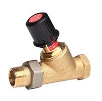 AVDO DN 25 перепуск. Клап. прямой с американк. ВР/НР 1