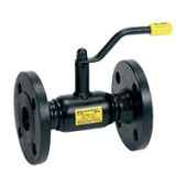 Кран шаровой стальной ф/ф КШТ 60.103.080 Ду 80 Ру 16 (БРОЕН) с рукояткой