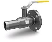 Кран шаровой полнопроходной LD DN050 PN40, Сталь 20 /Нерж. сталь 1.4308 / PTFE, фланец/сварка