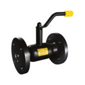 Кран шаровый газовый Ду 65  Ру16/12 фланец/фланец, полный проход, с рукояткой  L= 106 мм