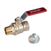  DN15 Кран шаровой DADO©  НР/ВН  1/2" рукоятка (красная)