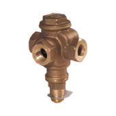 L3S-025 p/p  Kv=7,5/6,4 регулирующий трехходовой клапан латунный PN10 Tmax 120 C