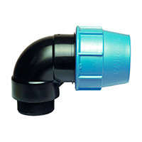 Колено 90 с наружной резьбой D25/R3/4 PN10PPE Unidelta код 1008025003