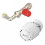 Комплект клапана RA-K/RA 2994 Ду15 для двухтрубной с-мы Danfoss (код 013G2169)