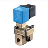 Клапан электромагнитный EV220W, Ду 22 мм, латунь,NBR,G 1, НО, с катушкой AS024CS, 24В, перем.ток