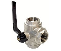 3-х ходовой кран11/2" T-BOHRG. HANDGR.