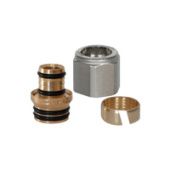 G 1/2" Переходник для полимерной трубы  16х2                                          