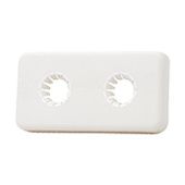 Крышка декоративная для узлов нижнего подключения для одно-двухтрубных систем. Межосевое расстояние 50 мм для клапанов с подсоединительным размером 50 мм