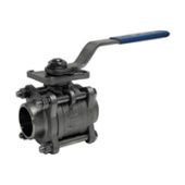 DN40 PN63 3х составной полнопроходной шаровой кран под приварку нерж. сталь