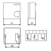 MR Датчик температуры воздуха внутри помещени