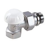 Угловой отсечной клапан, хромированный, отвод с герметичной прокладкой