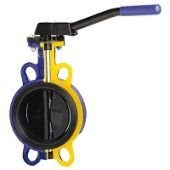 Затвор межфланцевый Zetkama 497B-300-C-67, DN300 PN16, GGG40 / GGG40 / EPDM, Редуктор