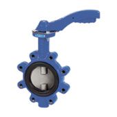 DN 65 PN10/16 Затвор дисковый м/ф  2 1/2" с резьбовыми проушинами