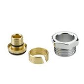 Фитинг Pex 1/2"* 15*2,5 mm хром