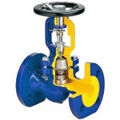 Вентиль запорно-регулирующий Zetkama 234A-015-C71, DN15 PN16, фланцевый, Tmax 300°C