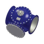 Clorius G2FM-Т-450 2-х ходовой регулирующий клапан ф/ф Ду 450 Ру 10 Tmax=100oC Kv=4300, чугун