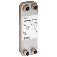 XB 04-1 8 Brazed heat exchanger, one pass