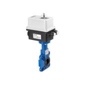 VFY-WA затвор дисковый DN200 PN16  корп. GG25 с центр. проуш.; Диск- AISI 316; упл. EPDM; с приводом 230В перем. ток, 45 Вт, 30 сек Использовать ответные фланцы по ГОСТ 33259-2015 исполнение В, тип 01, тип 11