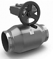 DN300/250 Py25 Кран шаровой св/св стандартнопр. с ручн. редуктором LD