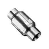 Осевой компенсатор под приварку с внутренней гильзой и наружним кожухом PN10 DN15 компенсирующая способность 32мм