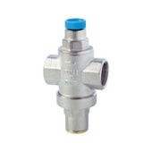 Регулятор (редуктор) давления MINIRID 1/2", DN15, PN15, Pmax-15 бар, Pout 1,2-6bar, Tmax=120 C, хром, G1/4" под манометр
