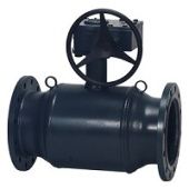 Шар.кран JIP-FF Ду150 Py25 c редуктором