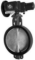 SYLAX Затвор диск Ду450 Ру16, корпус GGG40 с центр. пр., диск- AISI 316; упл. EPDM; эл/пр Bernard AS200 380В, IP67, F14/36