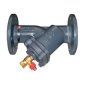 Y333P Фильтр сетчатый DN125 PN16 Фланцевый со сливным краном Корпус Высокопрочный чугун